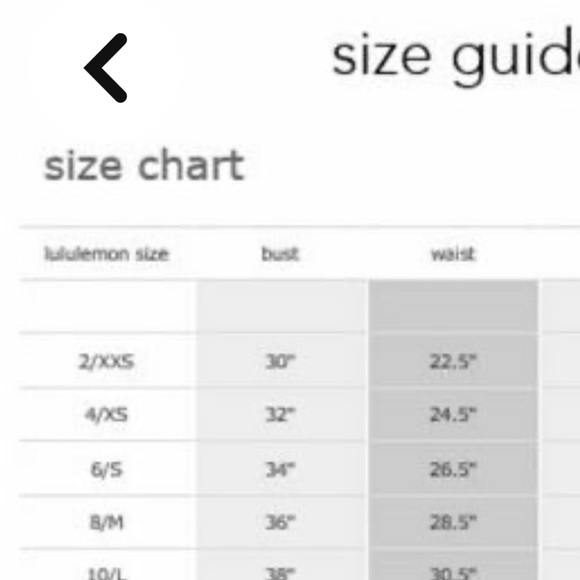 Lululemon black mesh tank top size 4 . - Picture 8 of 8